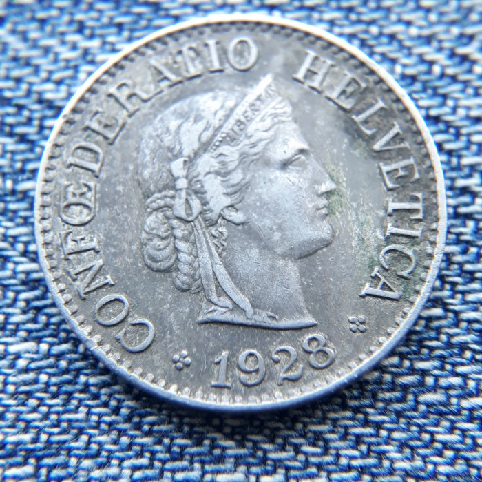 1f - 10 Rappen 1928 Elvetia