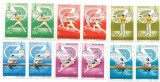 Romania (512) - J.O. de Vara, Moscova, 1980, serie neobliterata, blocuri de 2, Sport, Nestampilat