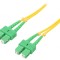 Patch Cord Fibră Optică SC/APC 1,5m Galben