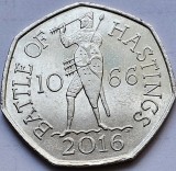 50 pence 2016 Marea Britanie , Battle of Hastings, km#1376