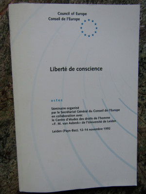 LIBERTE DE CONSCIENCE 1993 foto