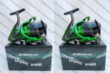 SET 2 Mulinete Feeder Robinhan IMPACT SP6000 tambur long cast 10 rulmenti, Baitrunner, Diamant Alb