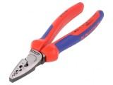 Unealtă de sertizare manșoane cablu izolate 0,25-16mm&sup2;, KNIPEX