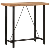 Cumpara ieftin Masa de bar, 110x55x107 cm, lemn masiv acacia si fier