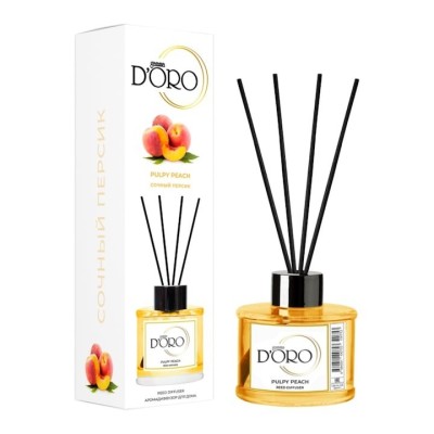 Odorizant de camera cu betisoare GAMMA D ORO 120 ml - Piersica foto