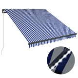 Cumpara ieftin Copertina manuala cu LED solar 3,5 x 2,5 m