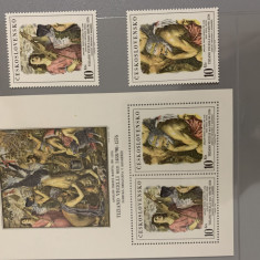 Cehoslovacia - Timbre Pictura Titian - Nestampilate MNH