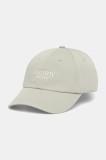 Tommy Jeans șapcă de baseball din bumbac culoarea verde, AW0AW17815