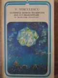 ULTIMELE SONETE INCHIPUITE ALE LUI SHAKESPEARE. IN TRADUCERE IMAGINARA-VASILE VOICULESCU-113159