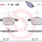 BREMBO P 24 158 PRIME LINE set placute frana disc