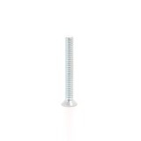 Surub cu cap inecat, cruce, din otel, zincat alb, M6 x 45 mm