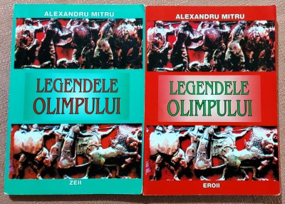 Legendele Olimpului 2 Volume. Editura Vox 2000, 2008 - Alexandru Mitru foto