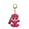 Breloc din plus Ty Mini Boos Patsy Poodle Roz, 8,5 cm