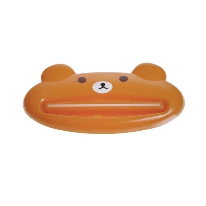 Storcator Tub Pasta de Dinti, Ecoco, Gel, Crema, model Ursulet, Plastic fara BPA, Intrebuintare Univ