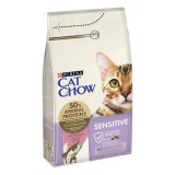 Cumpara ieftin PURINA CAT CHOW Sensitive, Somon, 1.5 kg