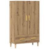 vidaXL Dulap &icirc;nalt, Stejar artizanal, 70x31x115 cm, lemn compozit