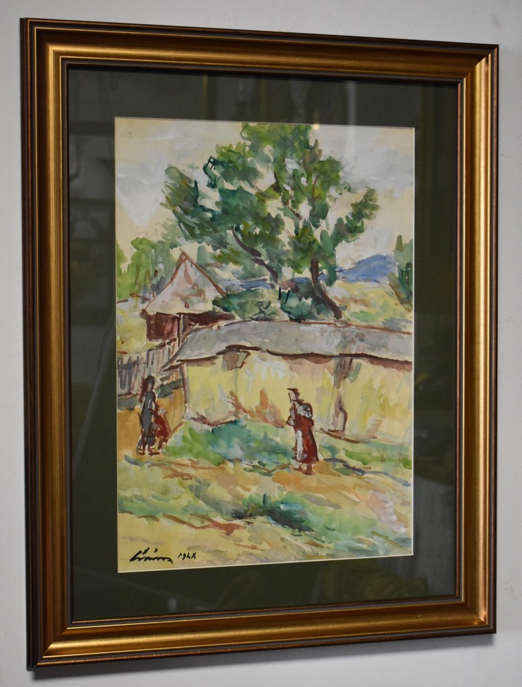 Victor Mihailescu-Craiu (1908-1981), pictor roman - Ulita de sat ...