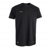 Tricou Fotbal Viralto Club Negru Bărbați, Kipsta