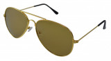 Cumpara ieftin Ochelari de soare Aviator - Gold, THEICONIC