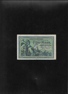 Germania 5 marci mark 1904 seria810757 foto