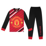 Manchester United pijamale de copii Long black - 9-10 let