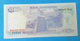 Bancnota Indonezia 1000 Seribu Rupiah 1998 - serie QQH417531 - UNC Superba