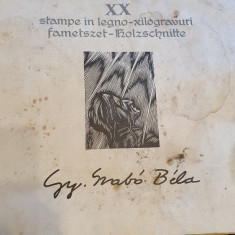 Gy. Szabo Bela - La Divina Commedia - 20 stampe in leno-xilogravuri