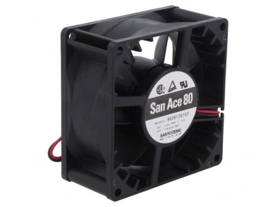 Ventilator axial 12V DC 80x80x38mm foto