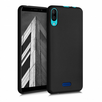 Husa pentru Wiko Y80, Silicon, Negru, 53507.01 foto