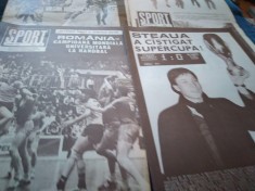 LOT 4 REVISTE SPORT NR 1 2 6 11 1987 STEAUA A CASTIGAT SUPERCUPA foto