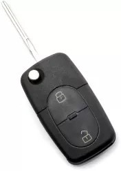 Audi - Carcasa cheie tip briceag cu 2 butoane - baterie 1616 - CARGUARD foto