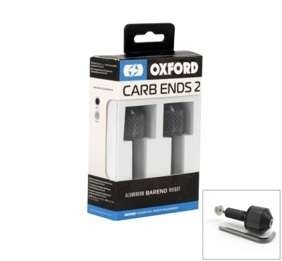 Set capete ghidon (contragreutati) tip carbon Oxford OX588 foto
