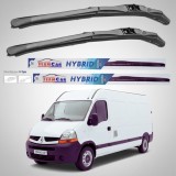 Cumpara ieftin Ștergătoare Renault Master Furgon L3H2 (2006&ndash;2010) Hibrid | Set față &ndash; TeamCar&reg;