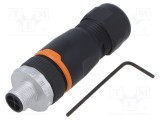 Conector M12 4 pini tată drept IP67 pe cablu aurit LAPP