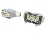 Set Conector HDC Tată-Mamă Soclu-Mufă Han Kit
