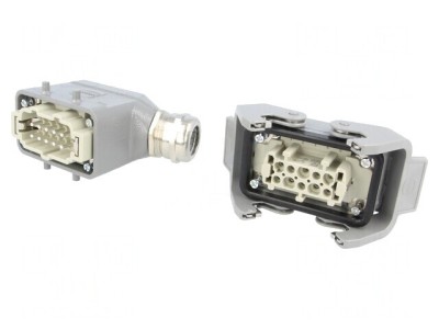 Set Conector HDC Tată-Mamă Soclu-Mufă Han Kit foto