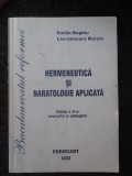Hermeneutica si naratologie aplicata- Emilia Boghiu, Lacdramioara Mutoiu