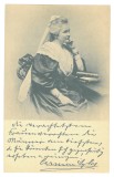 2537 - Queen ELISABETH, Regale, Royalty, Romania ( Printed Autograph CARMEN SYLVA ) - old postcard - unused