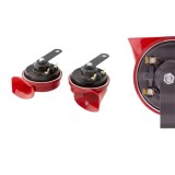 Cumpara ieftin Set 2 Claxoane Auto HELLA Bitonale, 12V, Tonuri Inalte Joase, 110 dB, Conectare Papuci