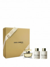 Set cadou Dolce &amp;amp; Gabbana The One (Apa de parfum 75ml + Lotiune de corp 100ml + Gel de dus 100ml), Pentru Femei foto