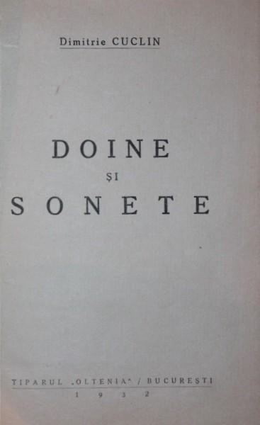 DOINE SI SONETE
