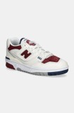 New Balance sneakers din piele 550 culoarea bej, BB550VRC