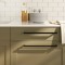 vidaXL M&acirc;nere de dulap, 5 buc., negru, 320 mm, oțel inoxidabil 155402