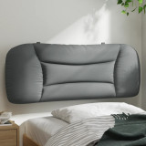 VidaXL Pernă tăblie de pat, gri deschis, 100 cm, material textil