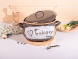 Oala cu capac Bakery Metalac, email, 22cm, 5.3l