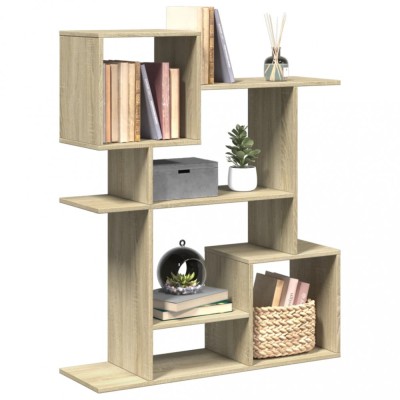 Bibliotecă/separator cameră stejar sonoma 92x29x112 cm lemn foto