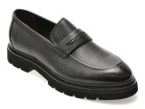 Mocasini eleganti EPICA negri, G21, din piele naturala