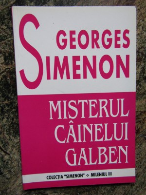 Georges Simenon - Misterul c&amp;acirc;inelui galben foto