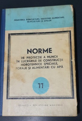 Norme de protectia muncii in lucrarile de constructii hidrotehnice speciale foto