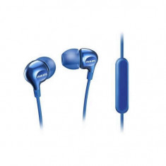 Casti In-Ear, cu microfon, Philips SHE3705BL/00, albastre, microfon Mania Tools foto